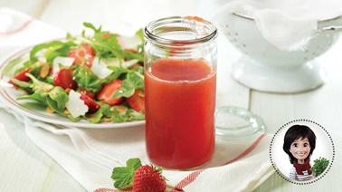 Strawberry vinegar from Josée di Stasio