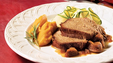 Québec Milk Fed Veal Roast with Figs