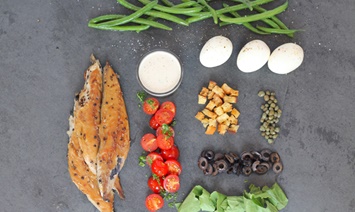 Niçoise salad with Quebec style