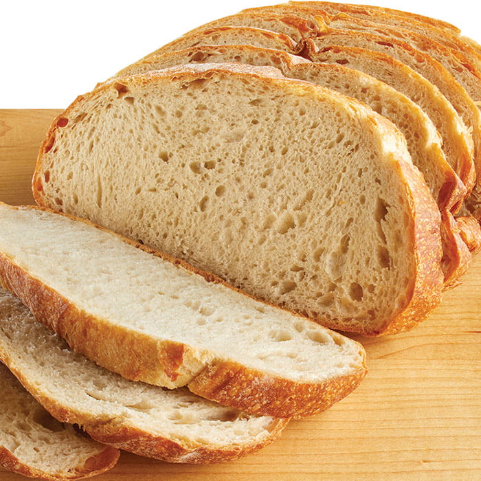 Organic sliced white loaf