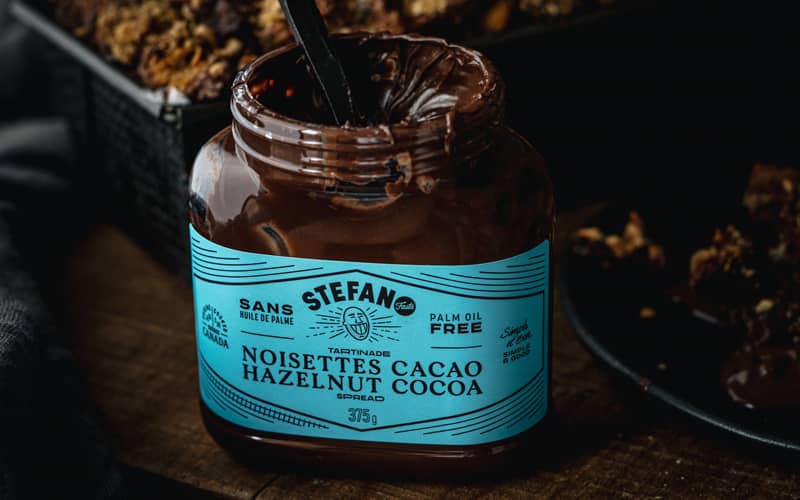 A chocolate-hazelnut spread that’s palm oil-free!