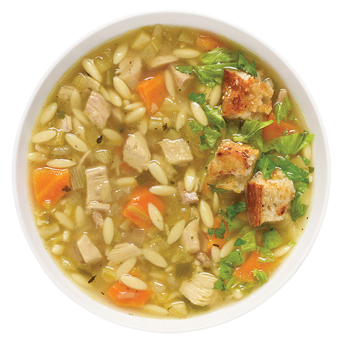 Chicken orzo soup