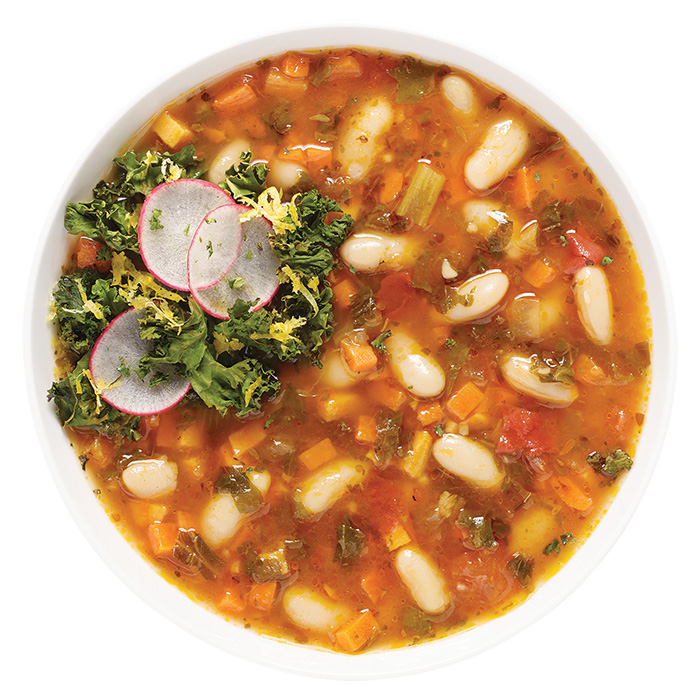 Tuscan bean and kale soup