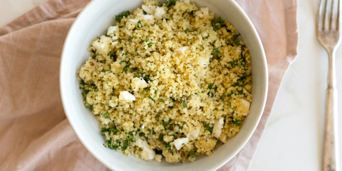 Couscous with feta