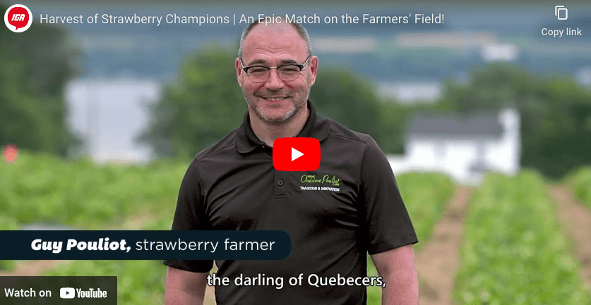 Guy Pouliot, farmer from Ferme Onésime Pouliot.