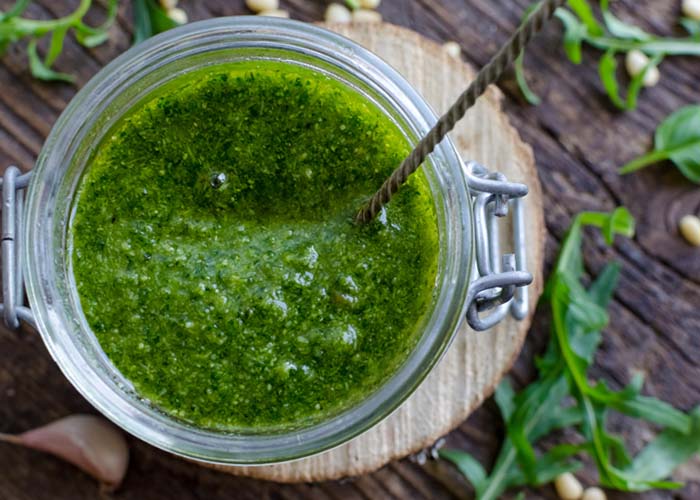 Homemade pesto: more than basil