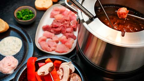 Ideas for cooking your homemade fondue broth