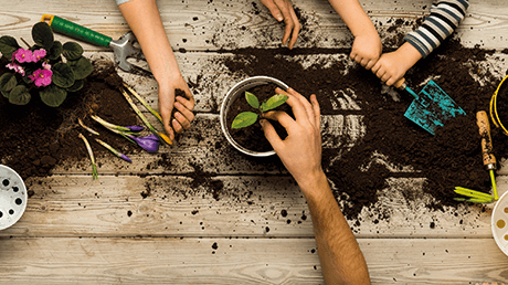 Des idées pour un bricolage à la page sous le thème du jardinage