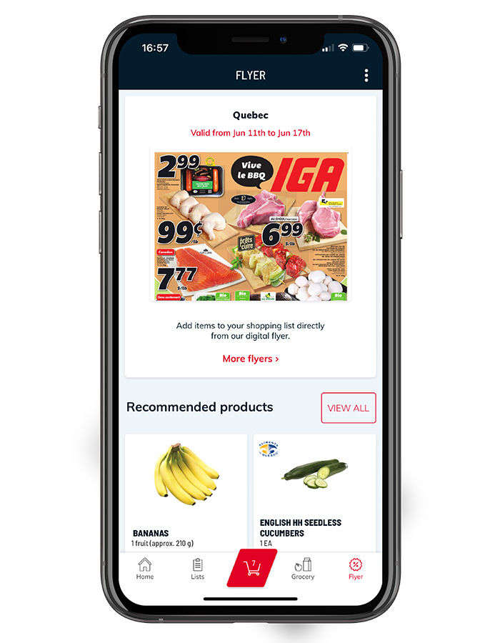 App épicerie